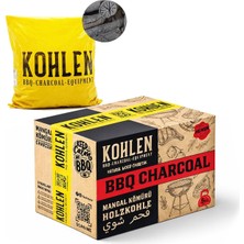 Kohlen Doğal Meşe Mangal Kömürü 5 Kğ- Bbq Özel Paket