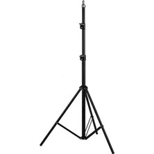 Coverzone Ayarlanabilir Profesyonel Tripod Işık Standı, Teleskopik Yükseklik Ayarlı, Katlanabil
