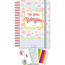 Le Color Bebek Anı ve Anne Hamile Albümü Pembe+ 241 Sticker
