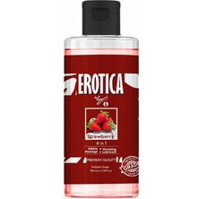 Çilekli Su Bazlı Yenilebilir Çilek Aromalı Kayganlaştırıcı Masaj Jeli 100 ml Gizli Paket