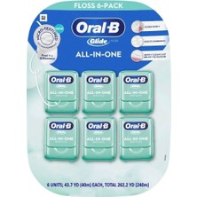 Glide Crest Comfort Plus Dental Floss Mint Her Biri 40 M (6 Paket)