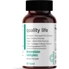 Bromelain Complex 2500 Gdu 60 Tablet - Papain - Karnıyarık Otu Tozu - Bromalain - Bromelian - Hap�