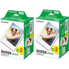 Fujifilm Instax Mini 7-8-9-11-12-25-70-90 Için Film 2'li Paket 40 Adet