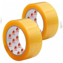 45 mm x 100 Metre Hotmelt Koli Bandı (1. Kalite) Şeffaf Renkli, Güçlü Yapışkan, Kağıda Kar