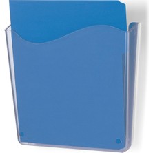 Officemate® Oıc® Kırılmaz Dikey Duvar Dosyası, 10" Y x 10" G x 3" D, Şeffaf