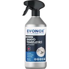 Evonox Clean Ultra Güçlü Banyo Temizleyici ve Kireç Çözücü Okyanus Kokulu Sprey 750 ml
