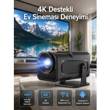 Midas Toptan Home 4K Android Smart Wi-Fi Çift Kollu Projeksiyon Game Box Kumandalı Taşınabilir Yeni Nesil