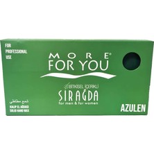More For You El Sıcak Ağda Azulen Yeşil 500 ml - Sıcak Ağda Sıcak Ağda Epilasyon Hot Wax Sir