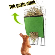 Ozzipetshop Tavşan Dostlarimiz Için Yonca Cayir Otu Koymak Için Kafese Asilan Ot Torbasi