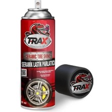 Wiforte Store Trax Seramik Lastik Parlatıcı Aerosol – Uzun Süre Kalıcı Parlaklık, Suya ve Ki