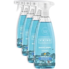 Viking Banyo Spreyi Dağ Nanesi 750 ml 4 Adet