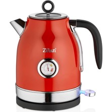 ZLN7033 60'li Yılların Retro Su Isıtıcısı, 1,7 LITRE,%100 Bpa Içermez, 2000 Watt, Paslanmaz