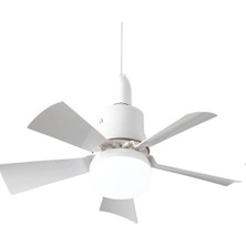 Cata Karayel Fan LED 82W Kumandalı Işıklı Vantilatör CT-1155,BEYAZ