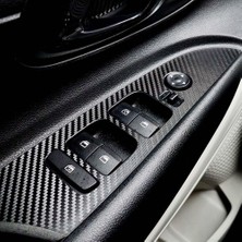 Graficar Design Hyundai Bayon ile Uyumlu Iç Trim Folyo Kaplama Set Ayna Katlama Butonsuz, Mat Karb