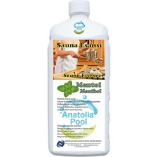 Anatolia Pool Sauna Buhar Esansı Mentol Sıvı 1 Lt (Sauna Essence Menthol)
