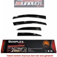 Ford Ile Uyumlu Focus Ile Uyumlu 1 Sedan 1999-2004 Mügen Cam Rüzgarlığı Ön - Arka 4 Parça