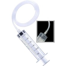 Artlantis Plastik Şırınga Hortumlu Büyük 60 ml 5 Paket Sıvı Emme Enjektörü Okul Deney Evcil