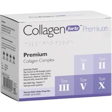 Collagen Forte Platinum 5 Tip Kolajen, Biotin, Cinko, Selenyum, Retinol, C Vitamini, Vitamin B12, Ko