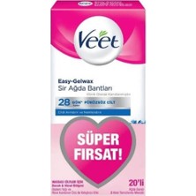 Veet Hassas Ciltler Için Sir Ağda Bandı 20'li