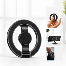 Magsafe ile Uyumlu Telefon Tutucu Ring Stand 360° Döner Stres Çarkı Manyetik Telefon Halkası Ka