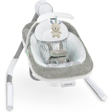 Ingenuity Anyway Sway 5 Vitesli Çok Yönlü Titreşimli Taşınabilir Bebek Salıncağı - Ladin, 0