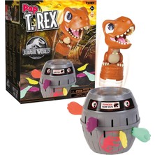 Tomy Pop Up Trex Classic Aksiyon Oyunu, Aile ve Okul Öncesi Çocuklar Için Jurassic World Oyunlar�