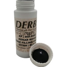 Derby Ep Silikonlu Deri Kenar Boyası Mat 100ML (Leathercraft, Deri Hobi) 1 Adet (Siyah)