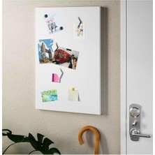 Dünya Magnet Mıknatıslı Pano Beyaz 50X32 cm Dekoratif Metal Magnet Panosu