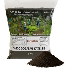 %100 Doğal Solucan Gübresi 1 kg (2 Lt)