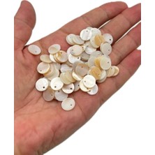 Angel Çanta Aksesuar 1 cm Sedef Pul 30 Gram (Ortalama 100 Adet)