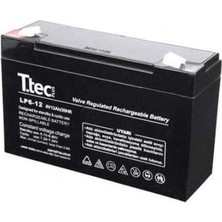 Ttec T.tec 6V 12AH Bakımsız Kuru Akü