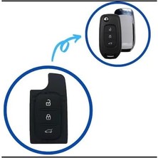 Autohan Keys Renault Taliant Express Symbol Oto Kumanda Kabı Için Plastik Tuş Takımı 3 Tuşlu