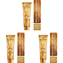 L'oréal Paris Elseve Mucizevi Yağ Saç Güzelleştirici Krem (150 Ml) - Her Saç Tipi Için 3lü
