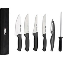Pirge Çantalı Gastronomi Bıçak Seti 6'li Set