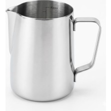 Paslanmaz Çelik Süt Potu - Kahve Potu - Pitcher Sütlük - Süt Köpürtüp - Köpürtme Kabı- 60