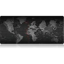 Tech Stor3 Xl Dünya Haritası Oyun Fare Altlığı, 70 x 30 Cm, Dünya Haritası Kaymaz Tabanlı Do