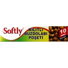 Marsilyan Kilitli Buzdolabı Poşeti - 10'lu Paket - Orta Boy