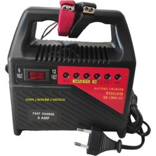 Eyepc Akülü Atv Araba Jeep 6 Volt 12 Volt Akü Şarj Cihazı Şarz Aleti Adaptör Set