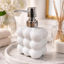 Bubble Cam Sıvı Sabunluk, 300 ml - Beyaz, 9,5X6,5X15 cm (Beyaz)