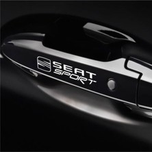 Tsc Seat Araba Kapı Kolu Araç Sticker Yapıştırma 8 Adet, Z210
