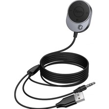 E150 Otomatik Aux Bluetooth 5.4 Alıcısı, Kablolu Kontrol Çağrıları Destekli 3.5mm Jack Dongle
