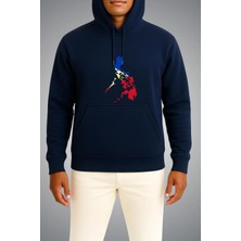 Bahriyeli Collection Kapüşonlu Filipinler Bayrağı ve Haritası Göğüs Baskılı Unisex Sweatshirt