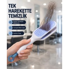 Midas Toptan Home Kendi Kendini Temizleyen Saç Tarağı – Anti-Statik, Silikon Uçlu, Abs Malzeme, 22X4 cm