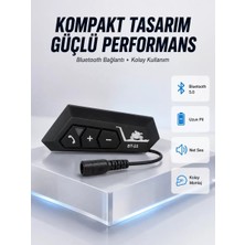 Midas Toptan Home BT22 Motosiklet Kask Içi Bluetooth Kulaklık Interkom Destekli Yeni Nesil