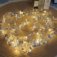 sbodurhome 3 Metre Yaldızlı Gümüş LED Işık – Dekoratif Ortam ve Aydınlatması