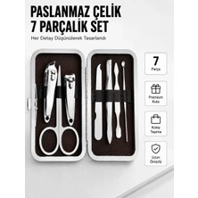 Midas Toptan Home Paslanmaz Çelik Kişisel Bakım Seti – 7 Parça