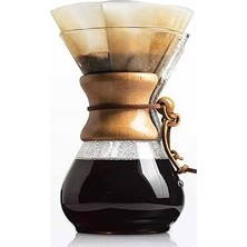 Uravas Store Orret Home 600 ml Termisil Borosilikat Cam Demleme Karafı – Kahve ve Bitki Çayı Demleme Sürahisi, Isıya Dayanıklı Cup Coffee Pot, Şeffaf Manuel Demleme Kabı-Demleme Sürahisi