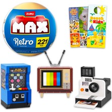 Dora Shopping Çocuklar Için Retro Yapı Seti - Retro Tuğla Kör Top Çıkartmaları ve Daha Fazl