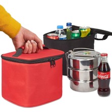 Dora Shopping 8 Litre Termos Çanta Yemek Taşıma Çantası Termo Termal Sıcak ve Soğuk Tutan Buzluk Çantalar Termal B
