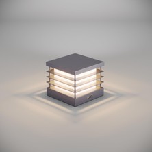 Dora Shopping Fonelight Set Üstü Bahçe Aydınlatma 24X24 cm – Alüminyum Gövde, 3000K Sıcak Beyaz Işık, IP65 Suya Da